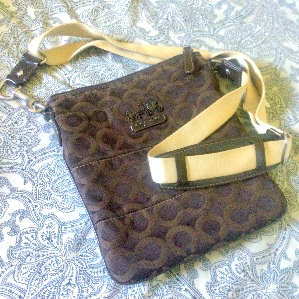 Brown classic CC crossbody